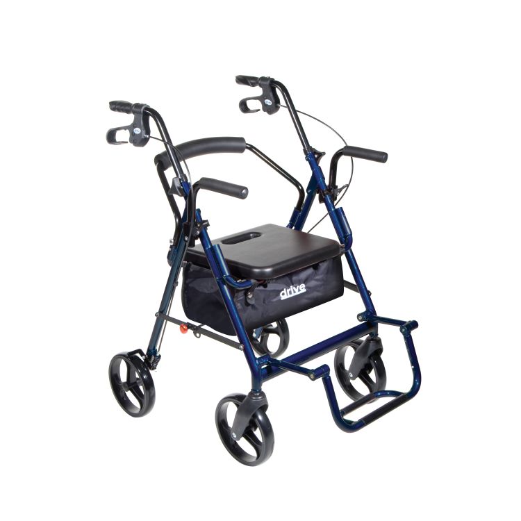 Duet Transport Chair and Rollator Enlarged